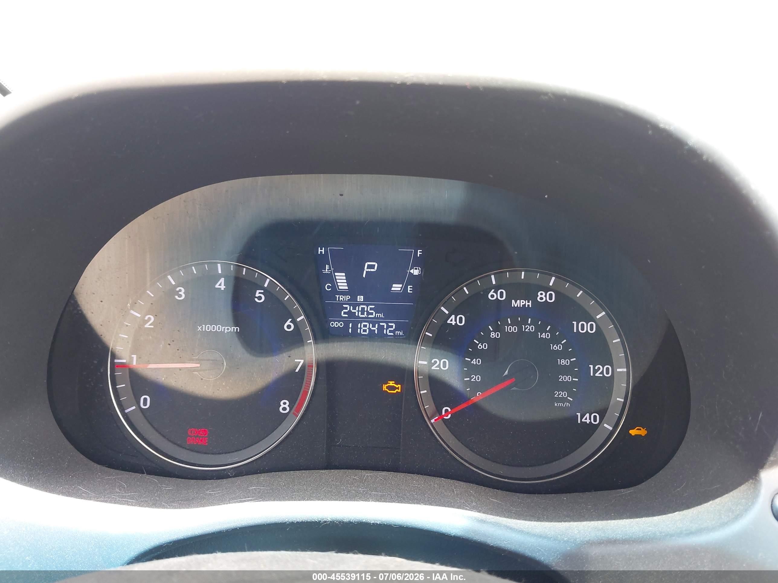 2014 Hyundai Accent Gls Black vin: KMHCU4AE1EU603182