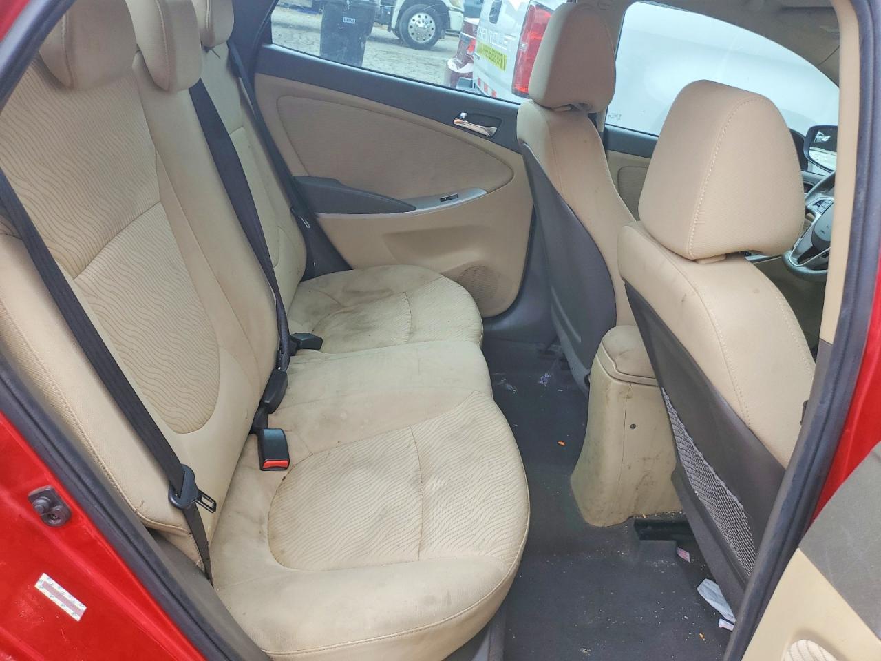 2014 Hyundai Accent Gls Red vin: KMHCU4AE1EU739327