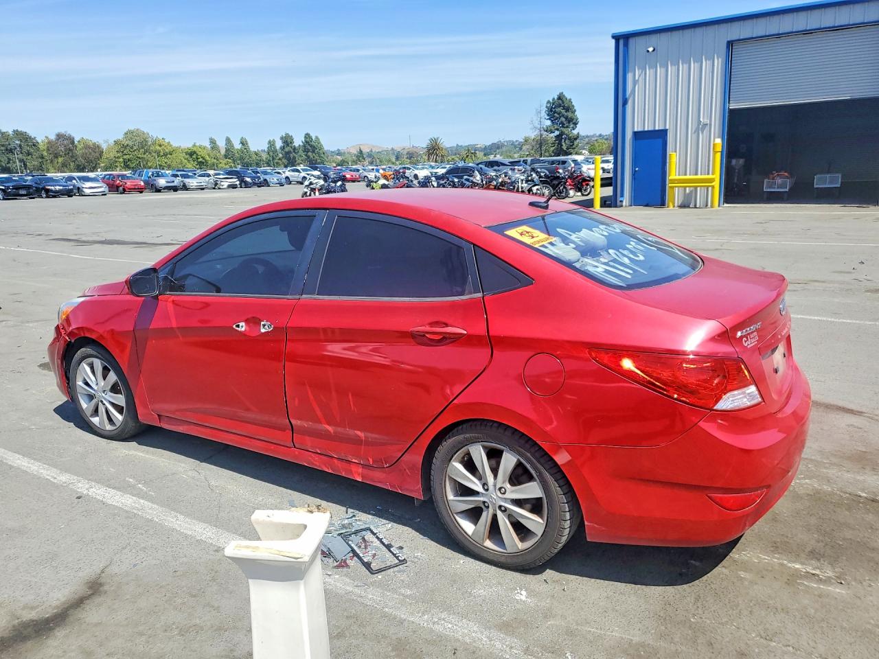 2014 Hyundai Accent Gls Red vin: KMHCU4AE1EU775762
