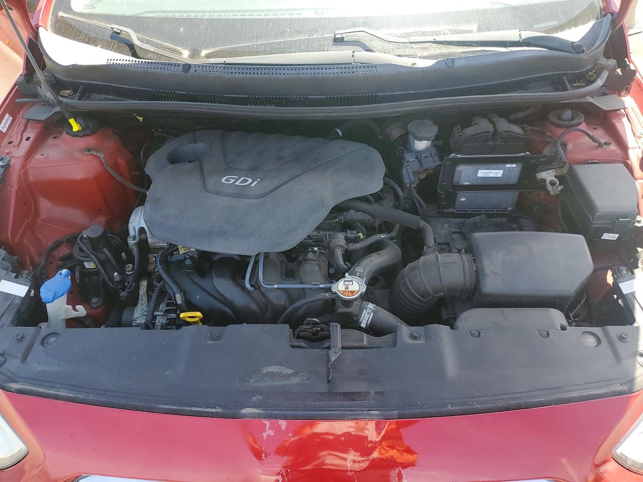 2014 Hyundai Accent Gls Red vin: KMHCU4AE1EU775762