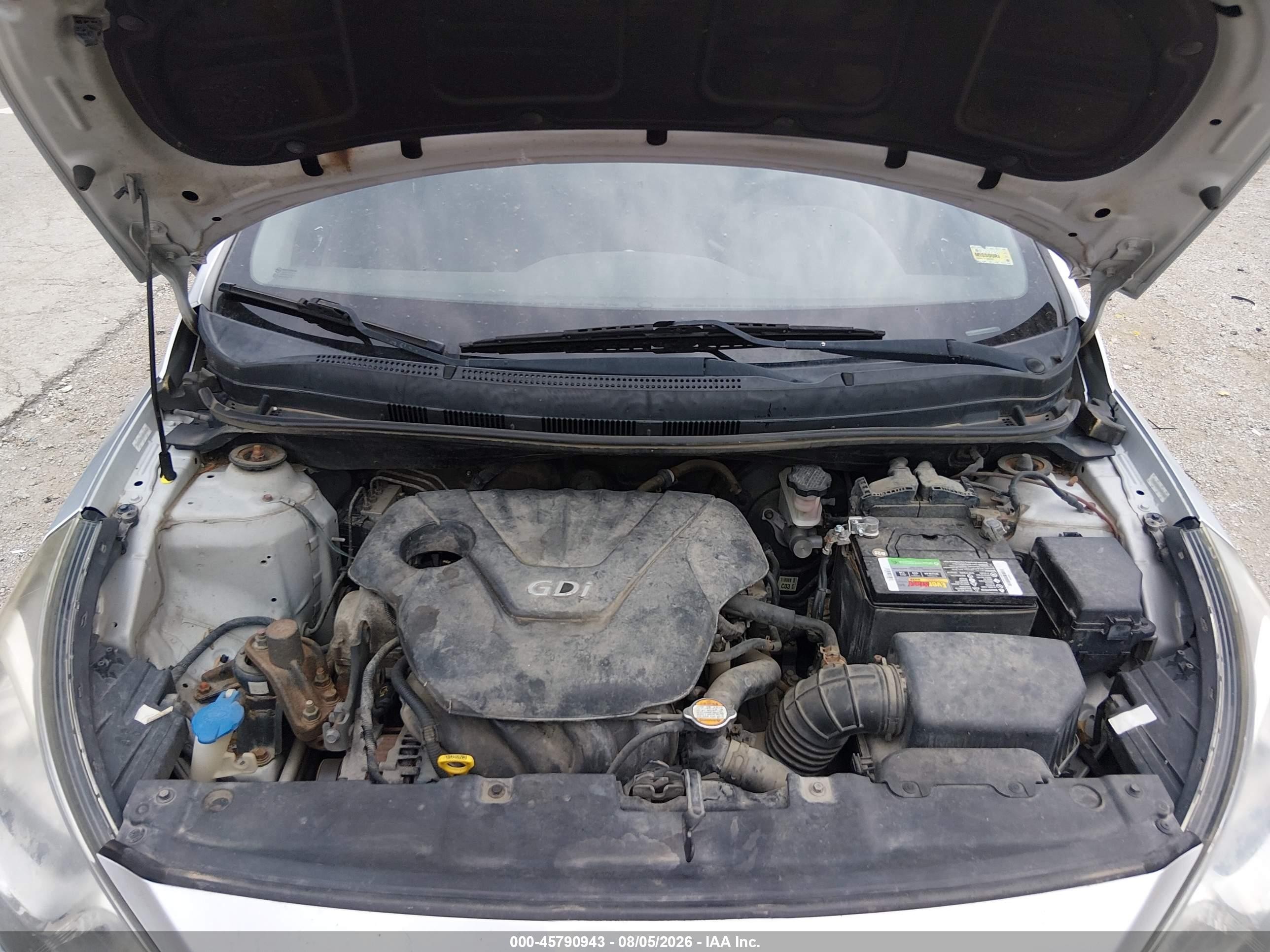 2012 Hyundai Accent Gls Silver vin: KMHCU4AE2CU078324