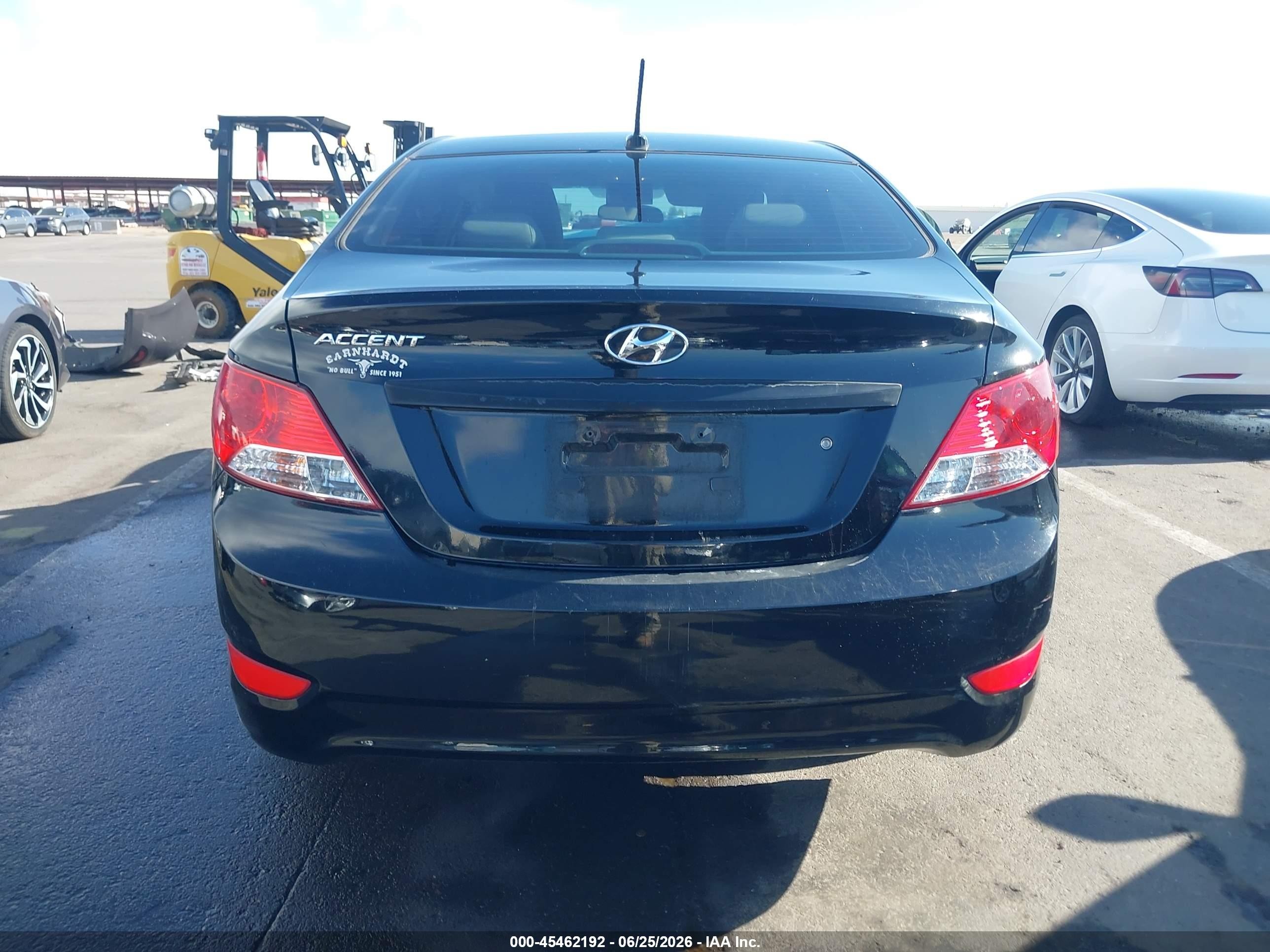 2012 Hyundai Accent Gls Black vin: KMHCU4AE2CU137016