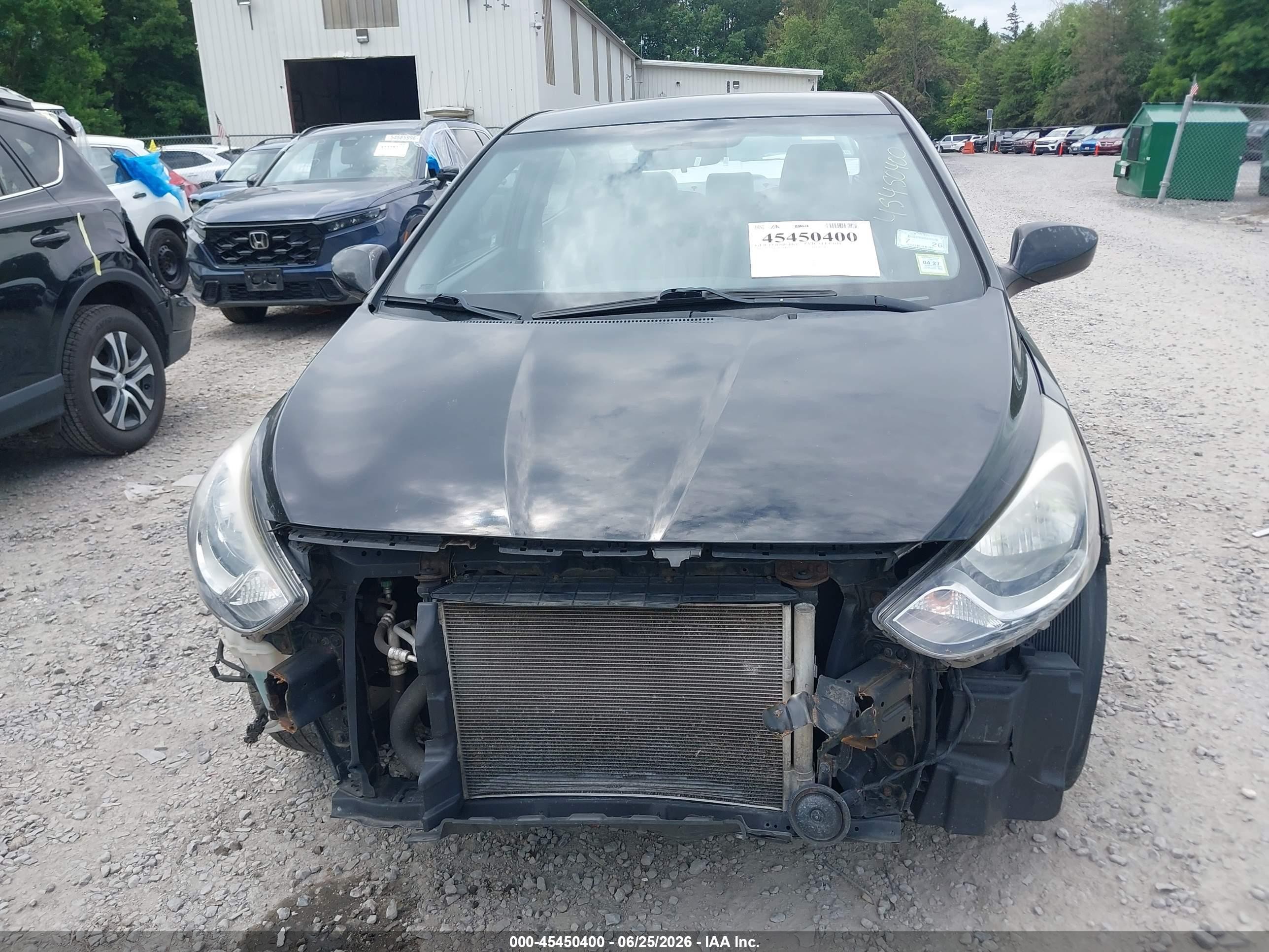 2013 Hyundai Accent Gls Black vin: KMHCU4AE2DU293820