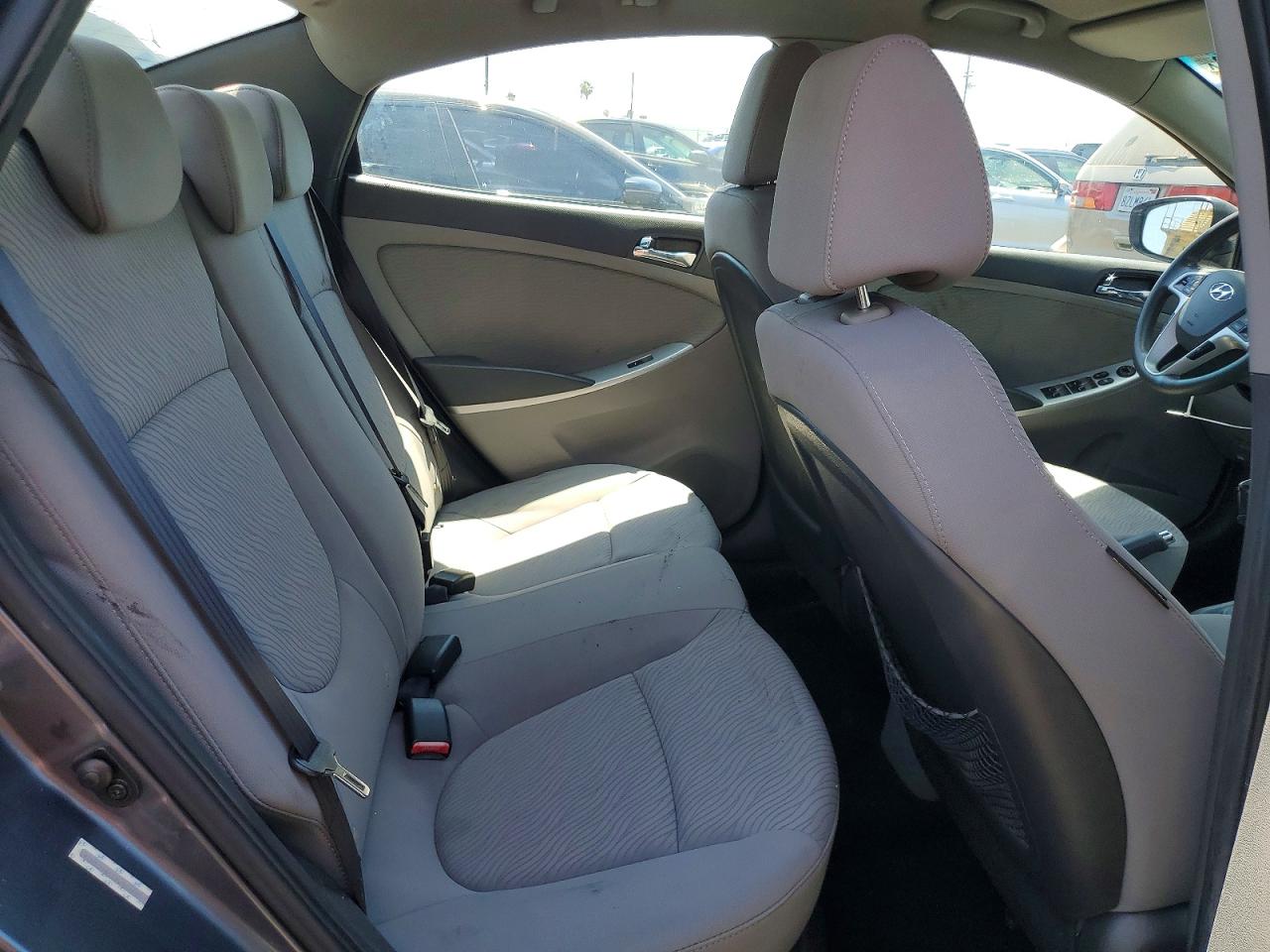 2013 Hyundai Accent Gls Gray vin: KMHCU4AE2DU316402