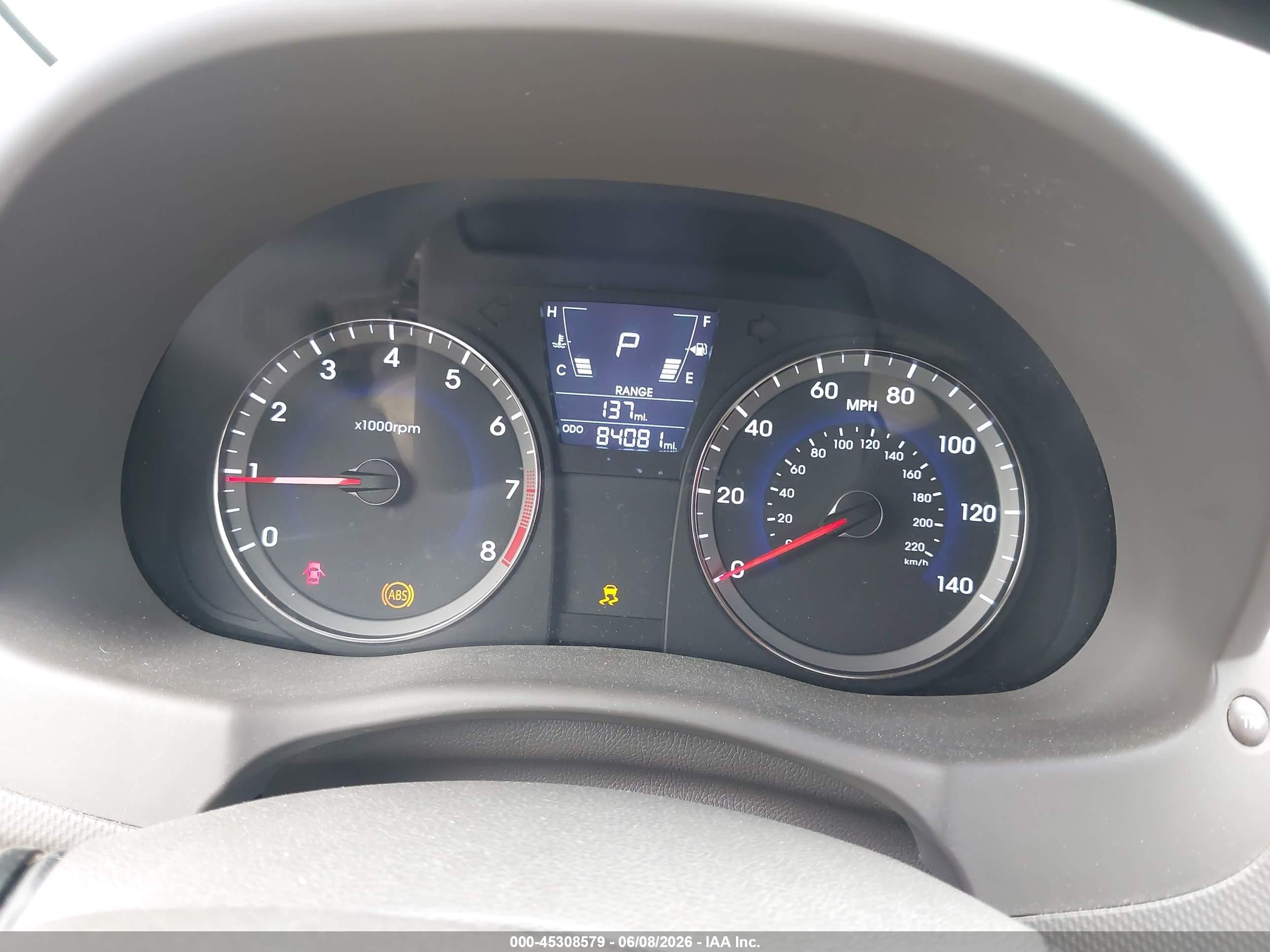 2013 Hyundai Accent Gls Black vin: KMHCU4AE2DU381444