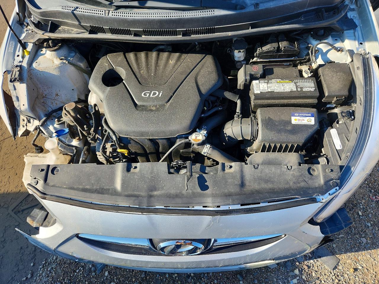 2014 Hyundai Accent Gls Silver vin: KMHCU4AE2EU752815