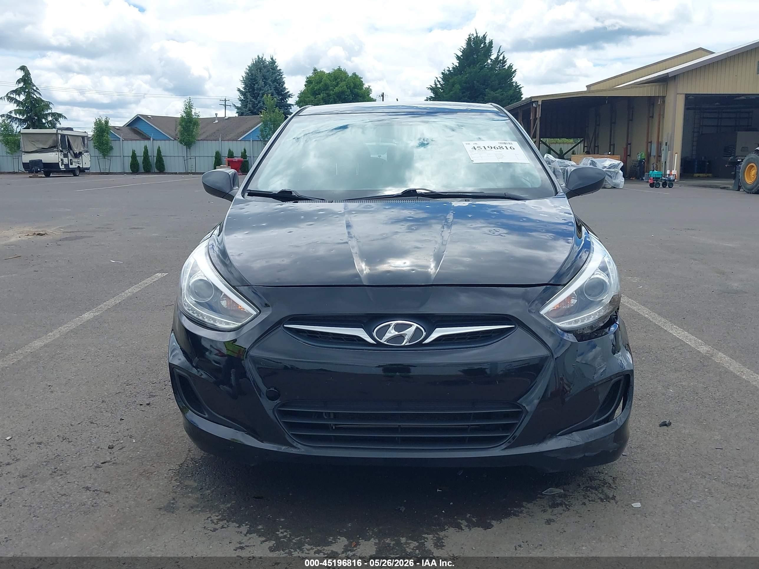2014 Hyundai Accent Gls Black vin: KMHCU4AE2EU767475