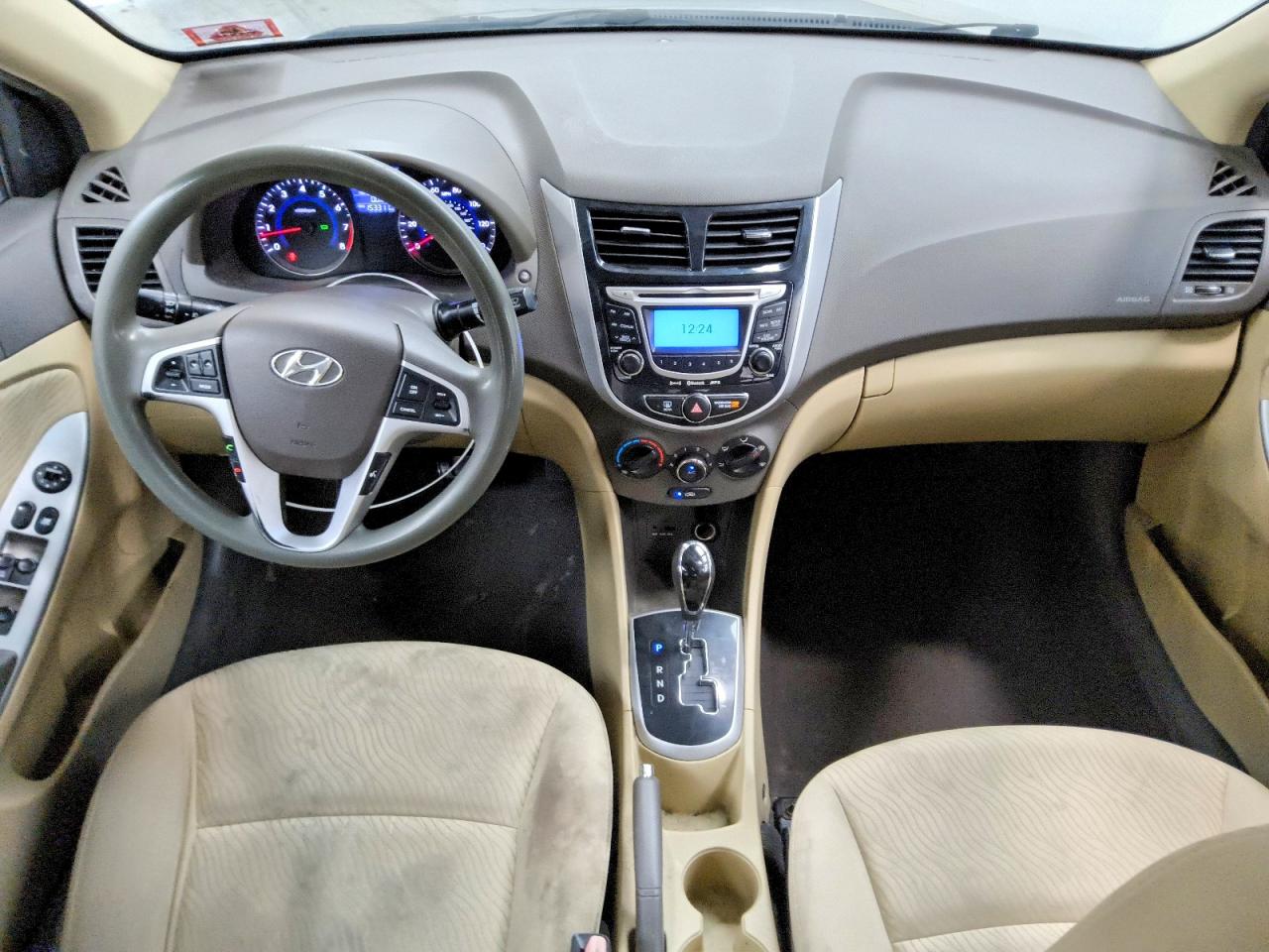 2012 Hyundai Accent Gls Tan vin: KMHCU4AE3CU084505