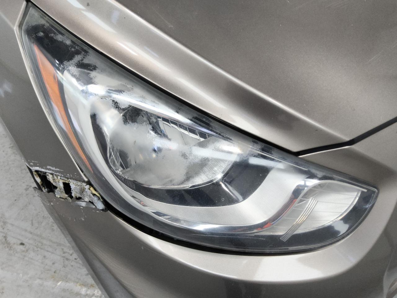 2012 Hyundai Accent Gls Tan vin: KMHCU4AE3CU084505 Damage: Right Head Lamp, Faded, Repair Required