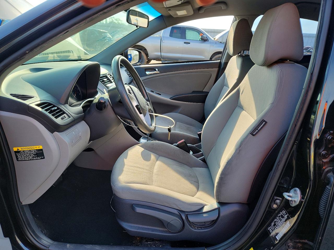 2012 Hyundai Accent Gls Black vin: KMHCU4AE3CU213133