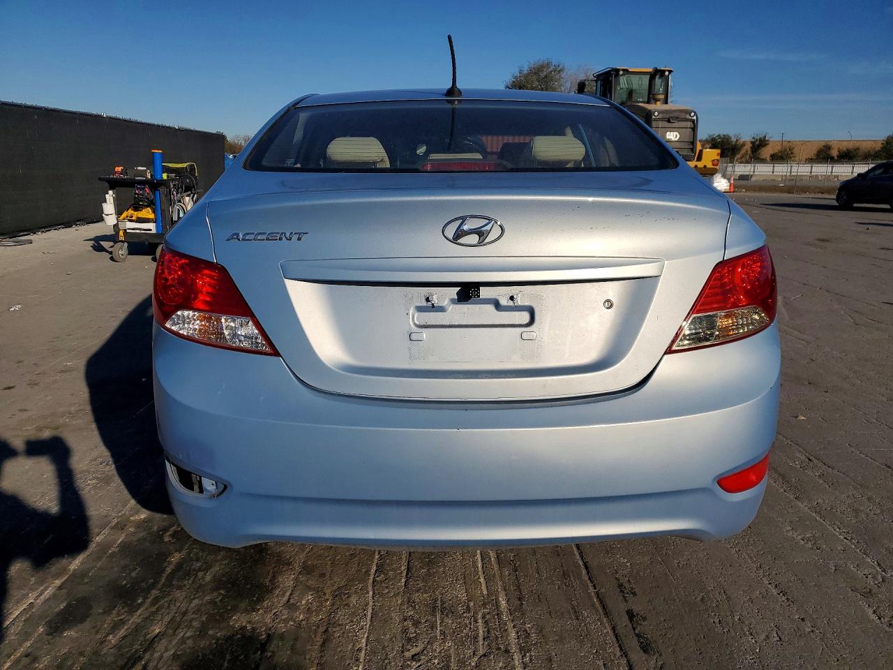 2013 Hyundai Accent Gls Blue vin: KMHCU4AE3DU277576