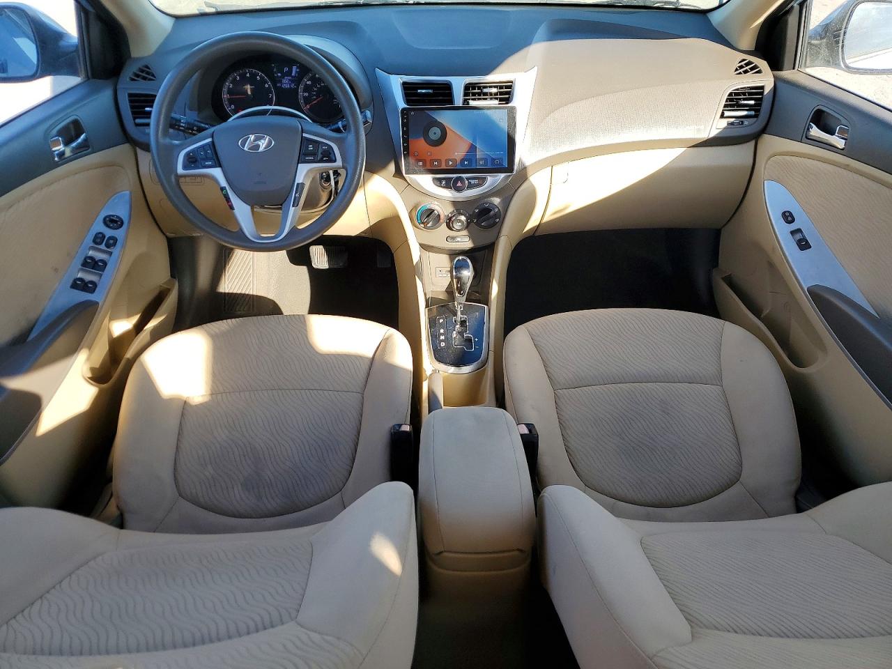 2013 Hyundai Accent Gls Blue vin: KMHCU4AE3DU277576