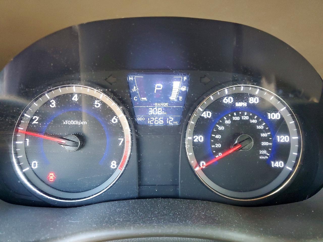 2013 Hyundai Accent Gls Blue vin: KMHCU4AE3DU277576