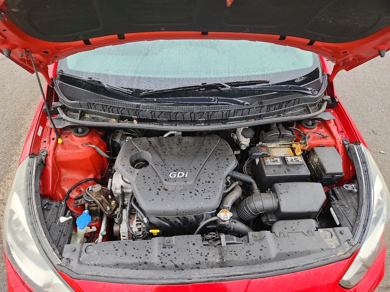 2013 Hyundai Accent Gls Red vin: KMHCU4AE3DU404892