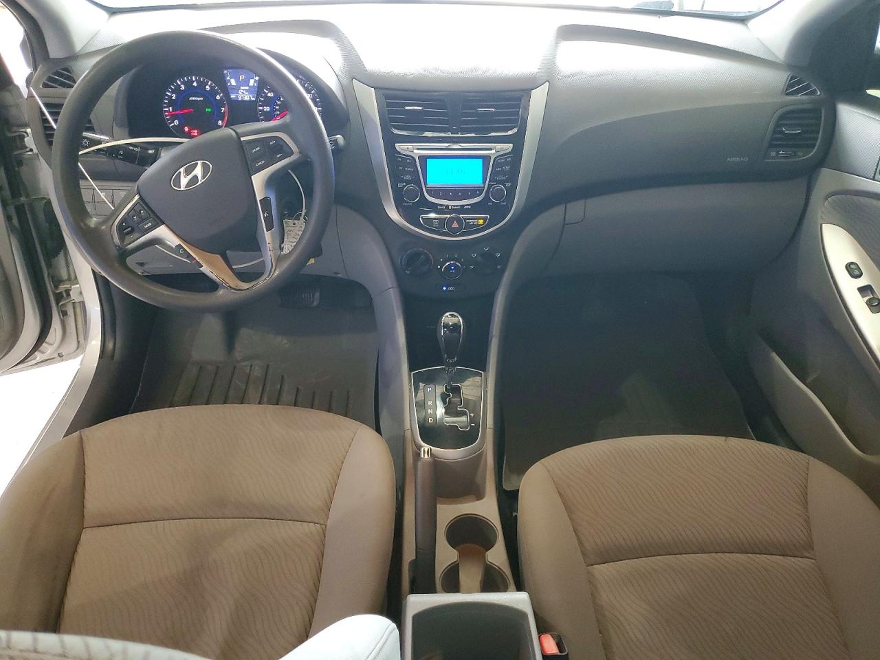 2013 Hyundai Accent Gls Silver vin: KMHCU4AE3DU442543