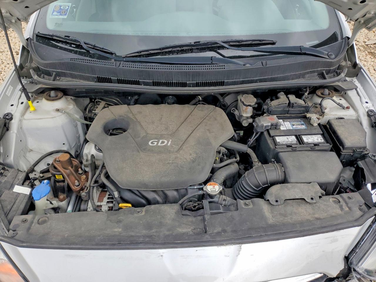 2013 Hyundai Accent Gls Silver vin: KMHCU4AE3DU444289