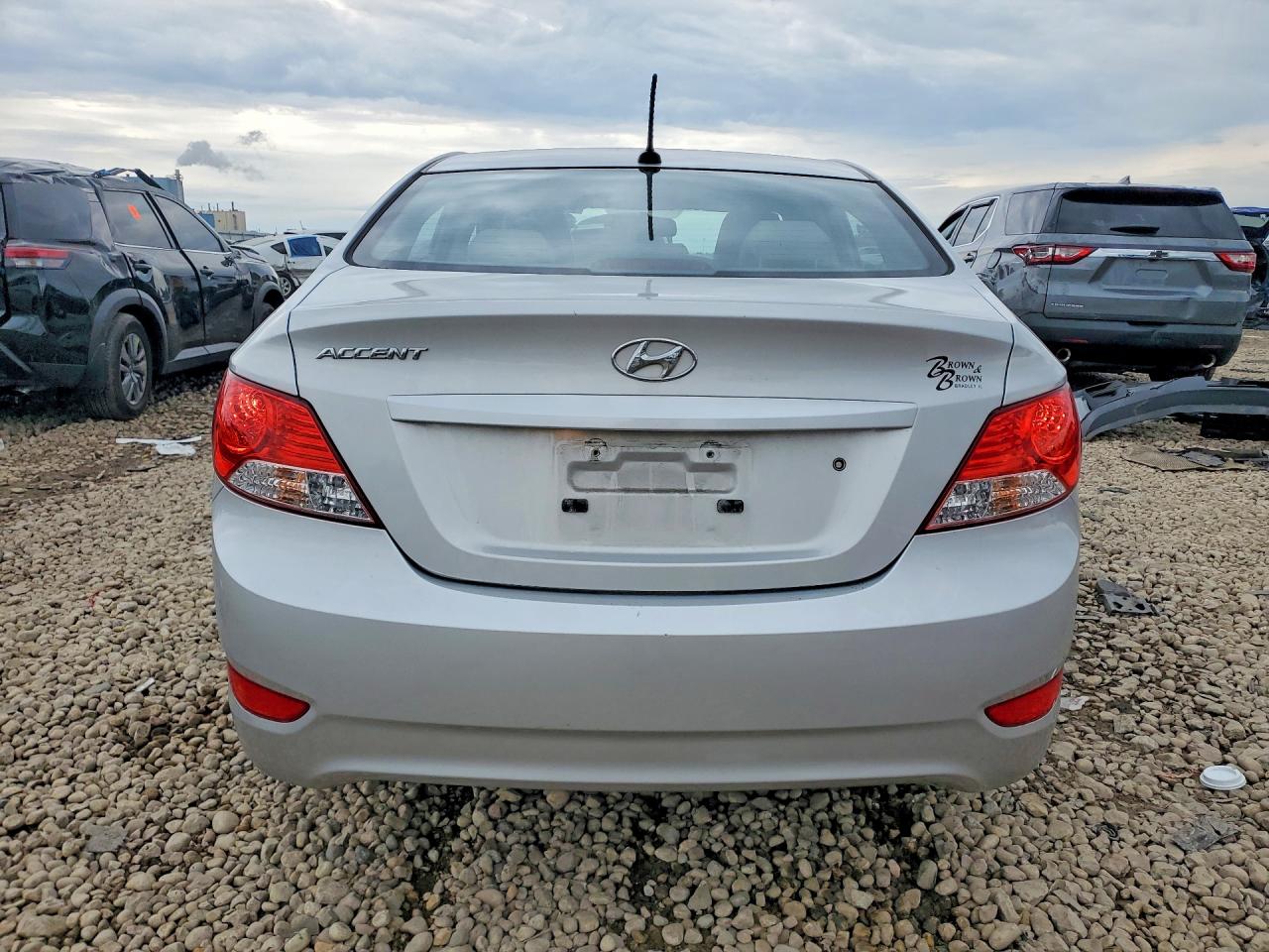 2013 Hyundai Accent Gls Silver vin: KMHCU4AE3DU444289