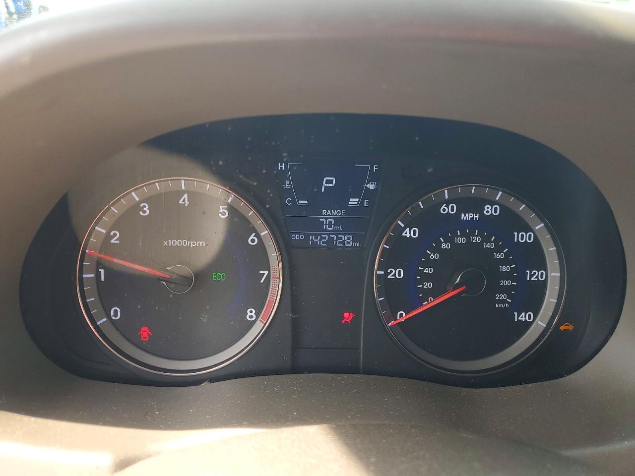 2014 Hyundai Accent Gls Red vin: KMHCU4AE3EU620324