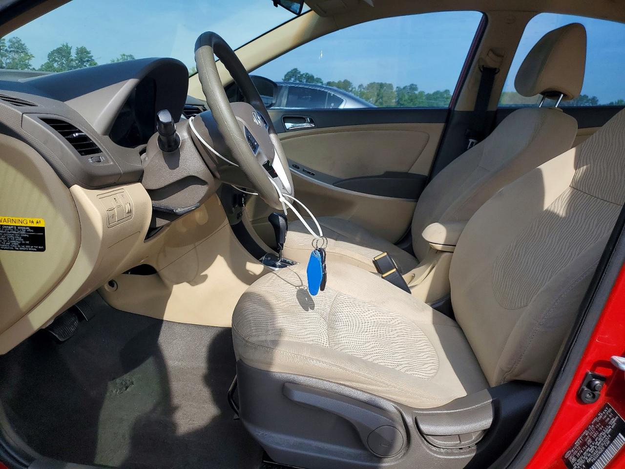 2014 Hyundai Accent Gls Red vin: KMHCU4AE3EU620324