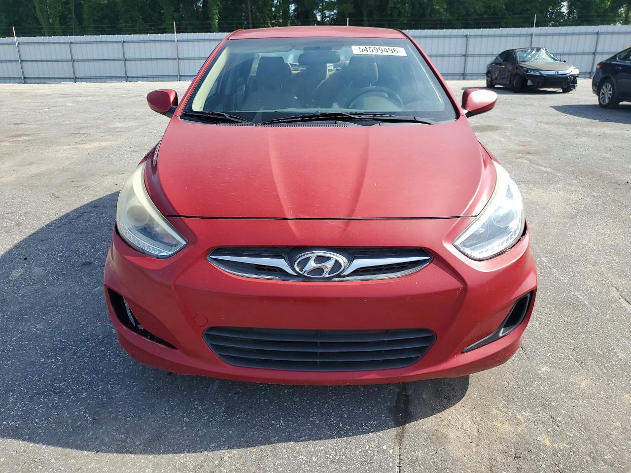 2014 Hyundai Accent Gls Red vin: KMHCU4AE3EU620324