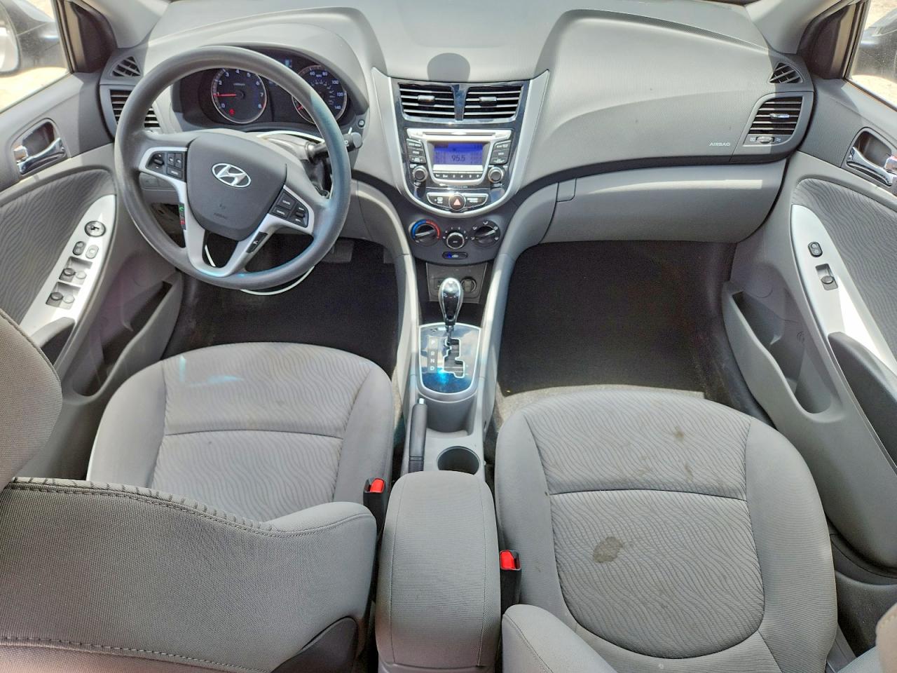 2014 Hyundai Accent Gls Silver vin: KMHCU4AE3EU676750
