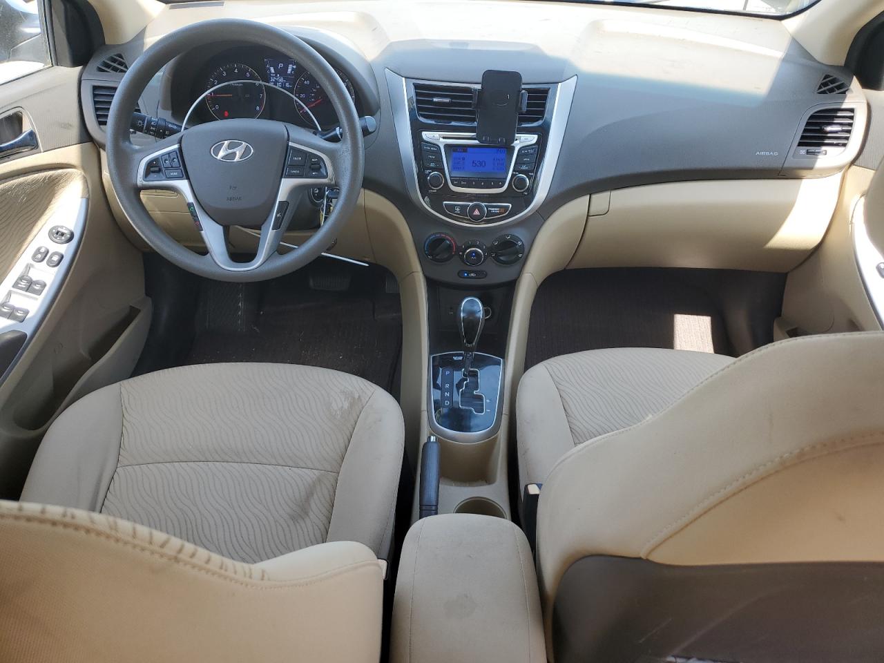 2014 Hyundai Accent Gls Blue vin: KMHCU4AE3EU699770