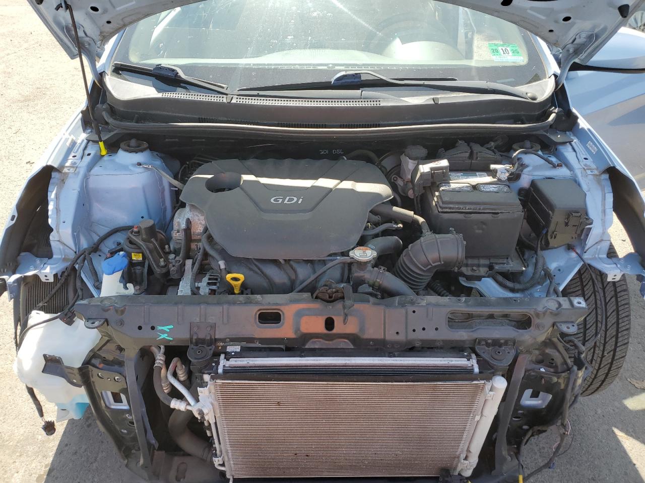 2014 Hyundai Accent Gls Blue vin: KMHCU4AE3EU699770