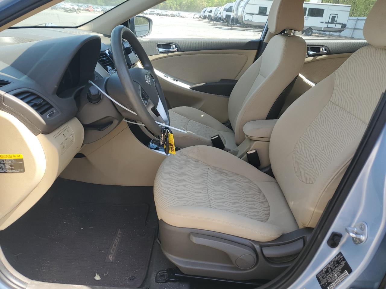 2014 Hyundai Accent Gls Blue vin: KMHCU4AE3EU699770