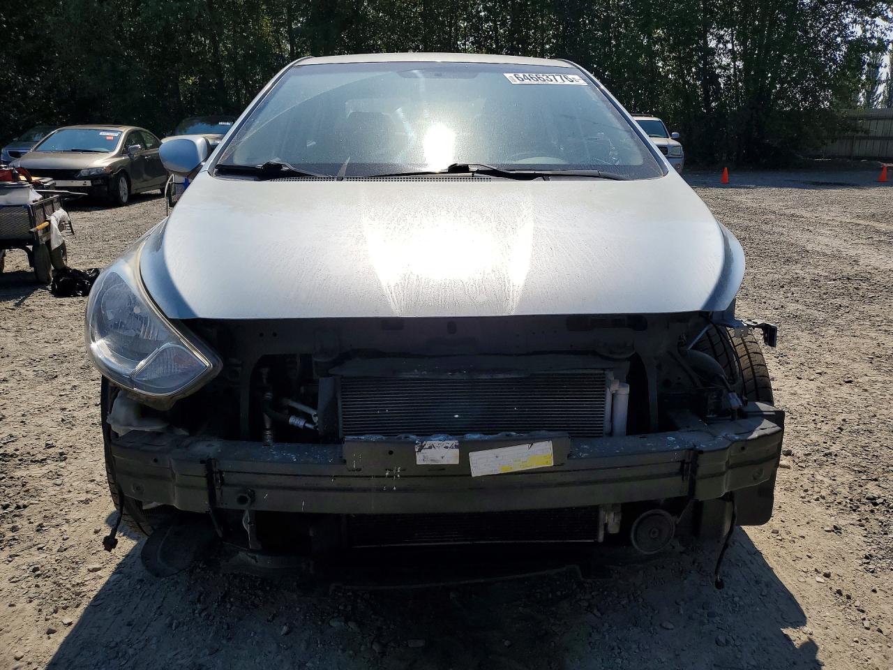 2012 Hyundai Accent Gls Blue vin: KMHCU4AE4CU048080