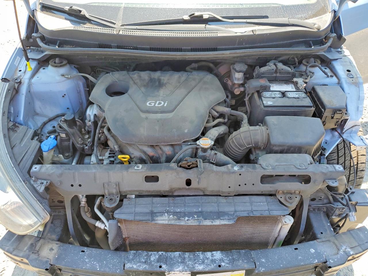 2012 Hyundai Accent Gls Blue vin: KMHCU4AE4CU048080