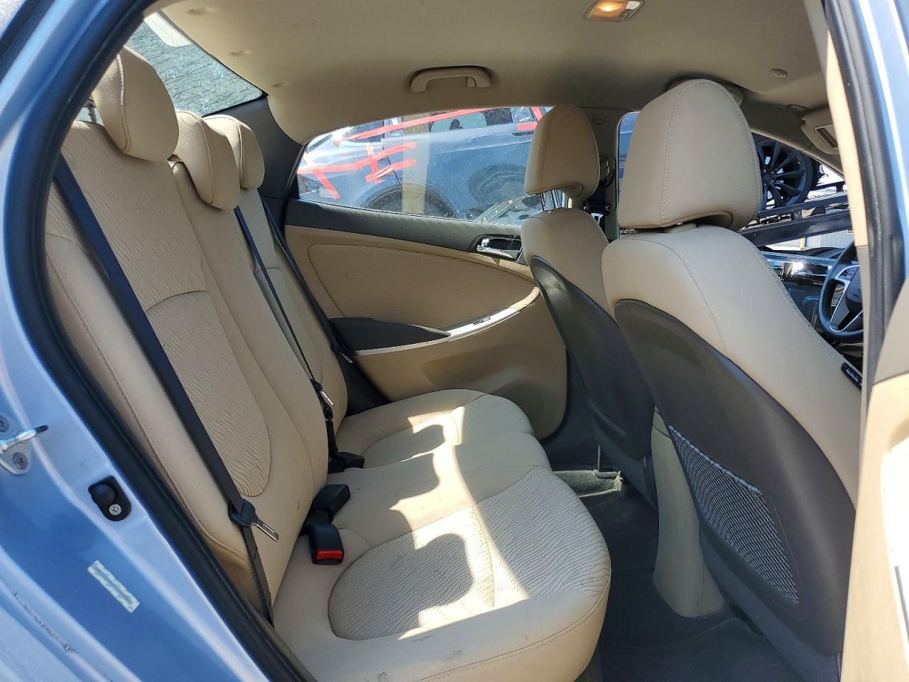 2012 Hyundai Accent Gls Blue vin: KMHCU4AE4CU048080