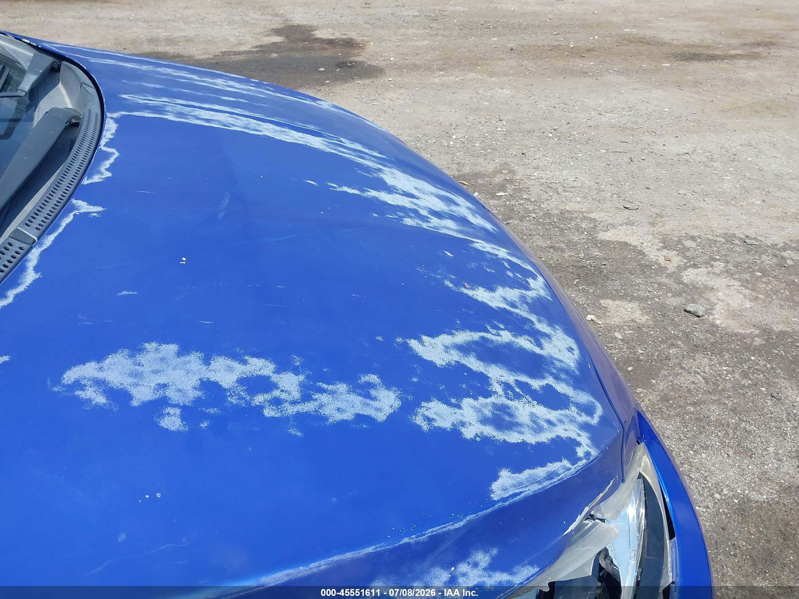 2012 Hyundai Accent Gls Синий vin: KMHCU4AE4CU117625