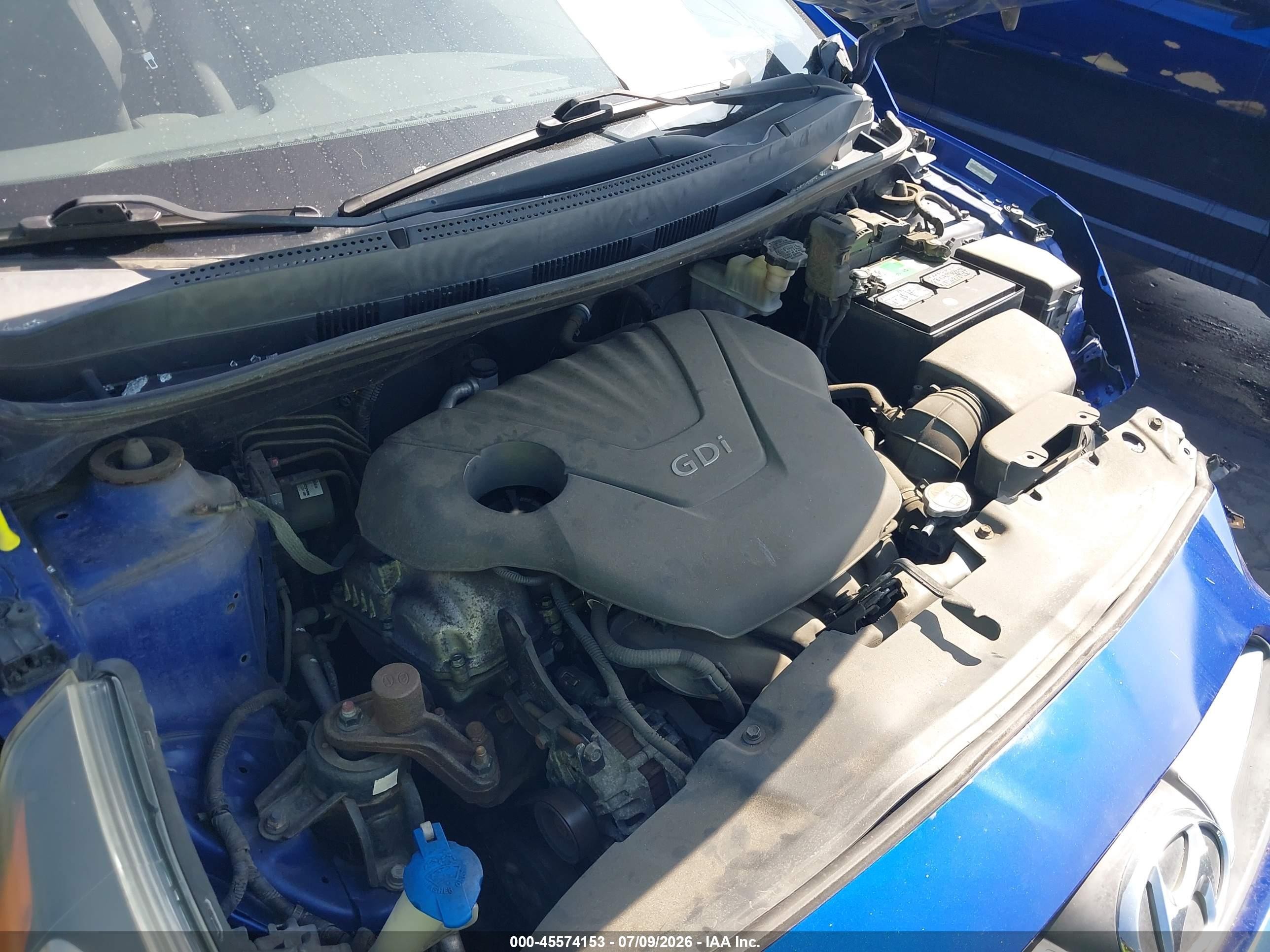 2012 Hyundai Accent Gls Blue vin: KMHCU4AE4CU139043