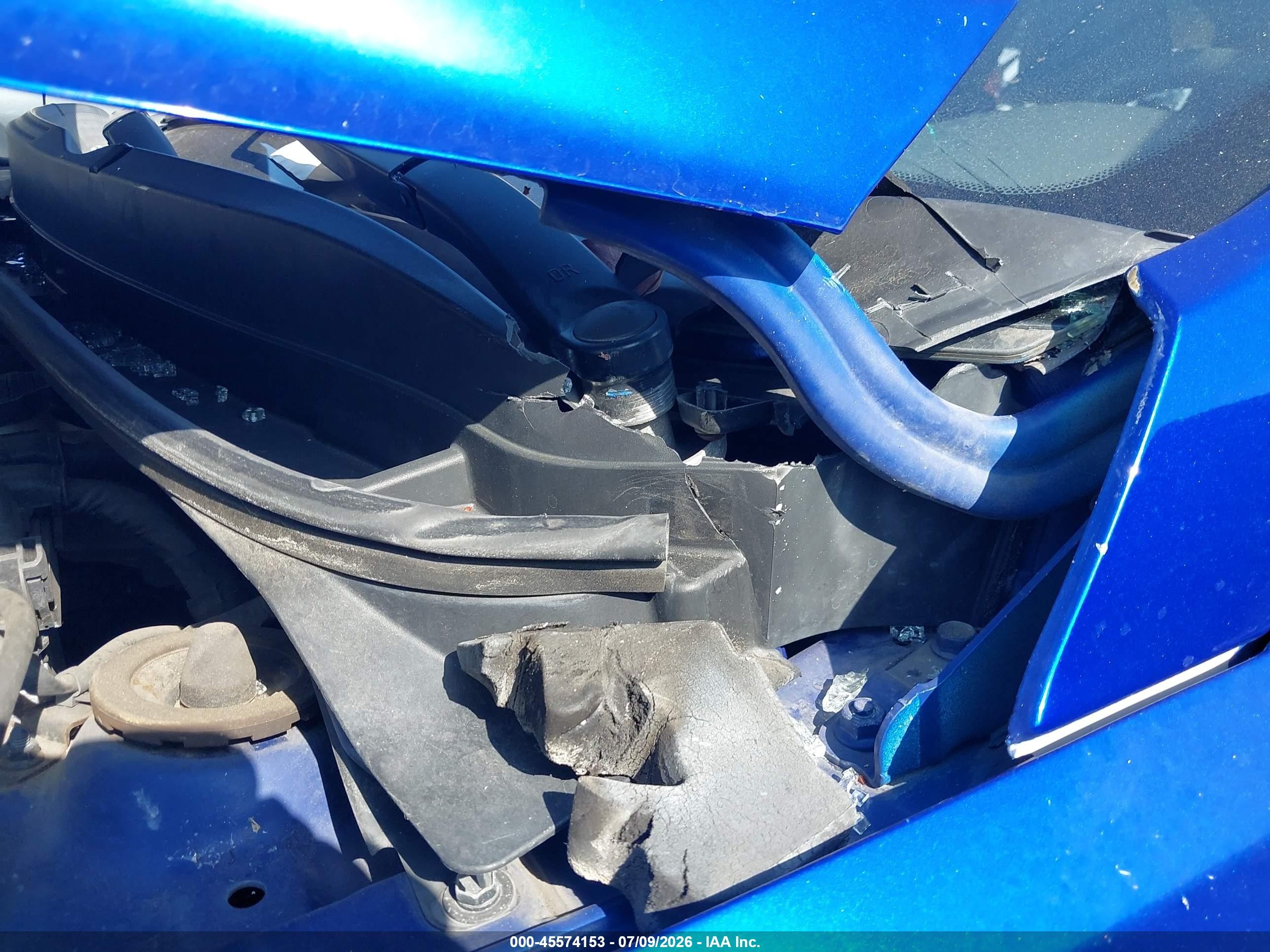 2012 Hyundai Accent Gls Blue vin: KMHCU4AE4CU139043