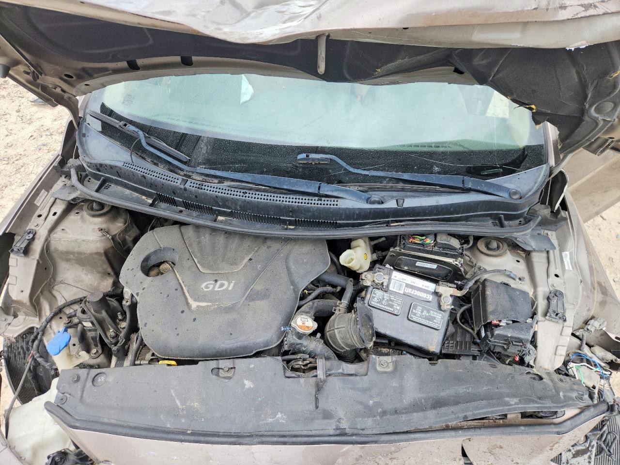 2013 Hyundai Accent Gls Tan vin: KMHCU4AE4DU277652