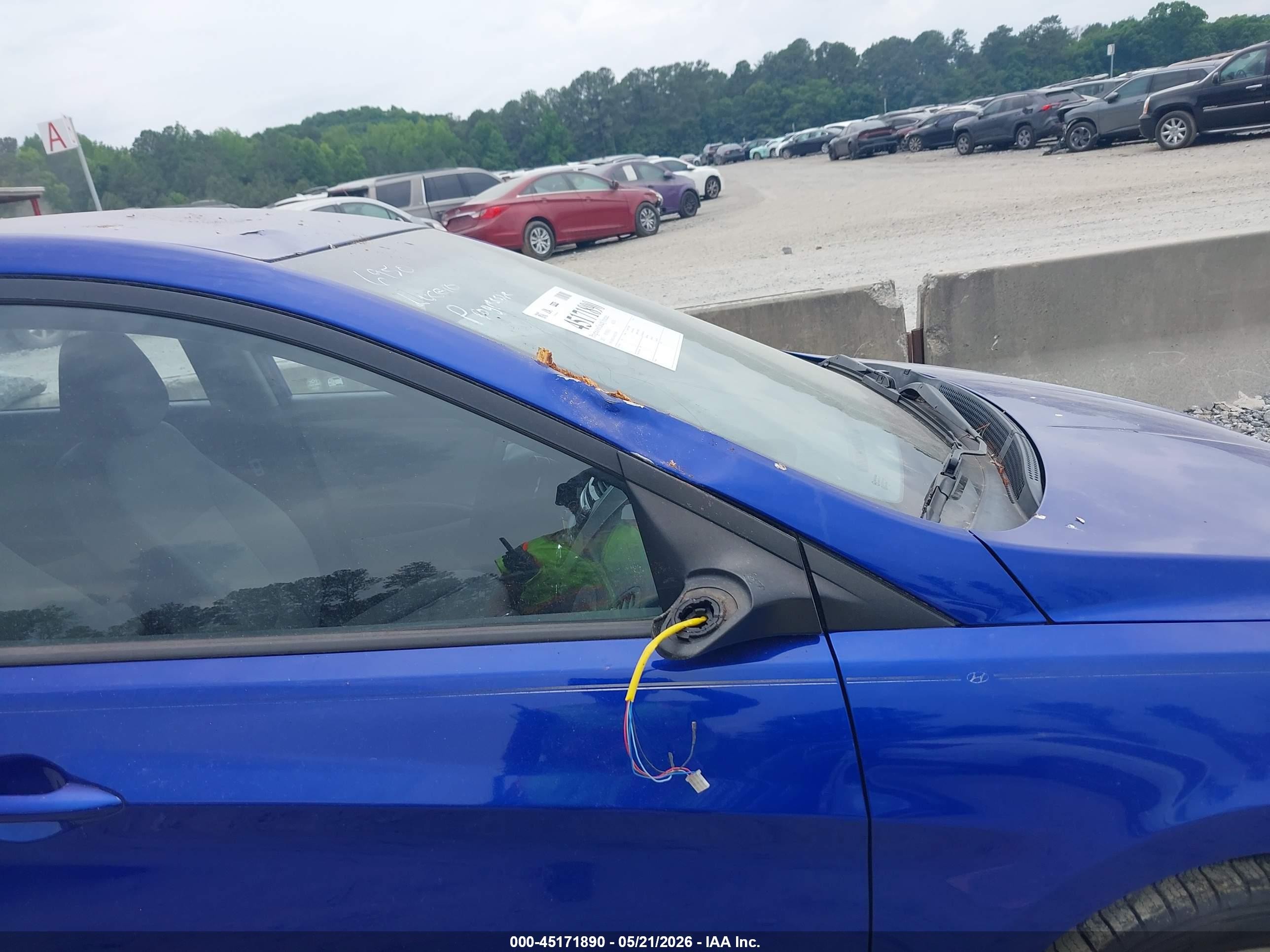 2013 Hyundai Accent Gls Blue vin: KMHCU4AE4DU378383