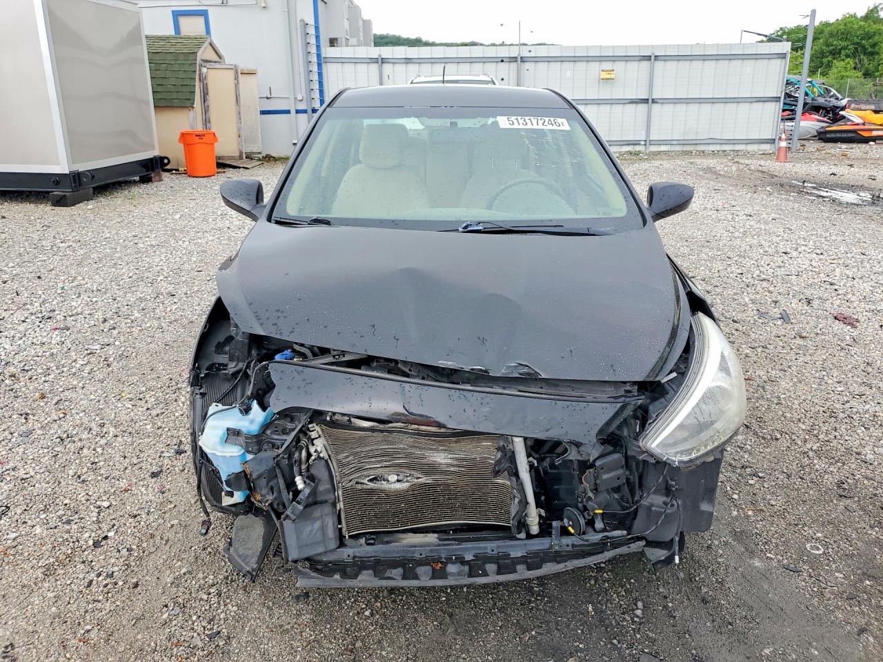 2014 Hyundai Accent Gls Black vin: KMHCU4AE4EU677812
