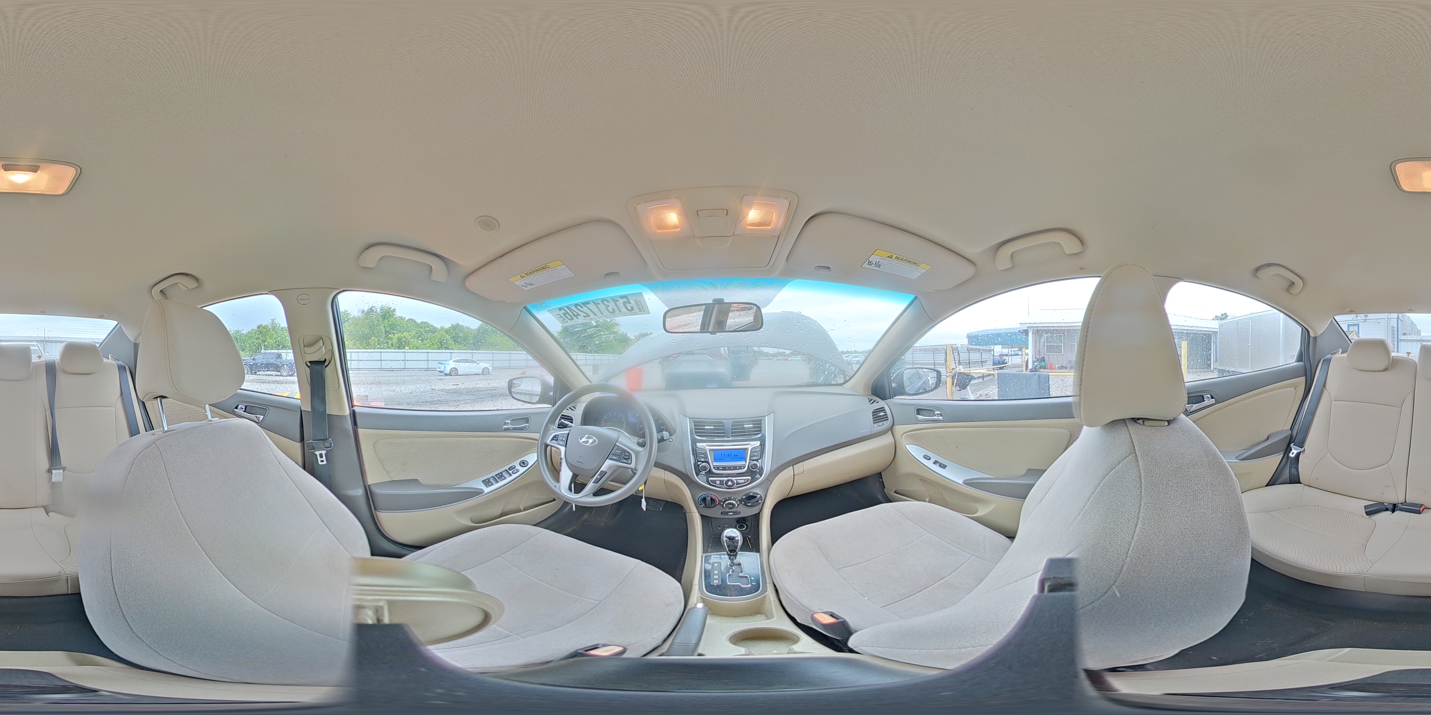 2014 Hyundai Accent Gls Black vin: KMHCU4AE4EU677812