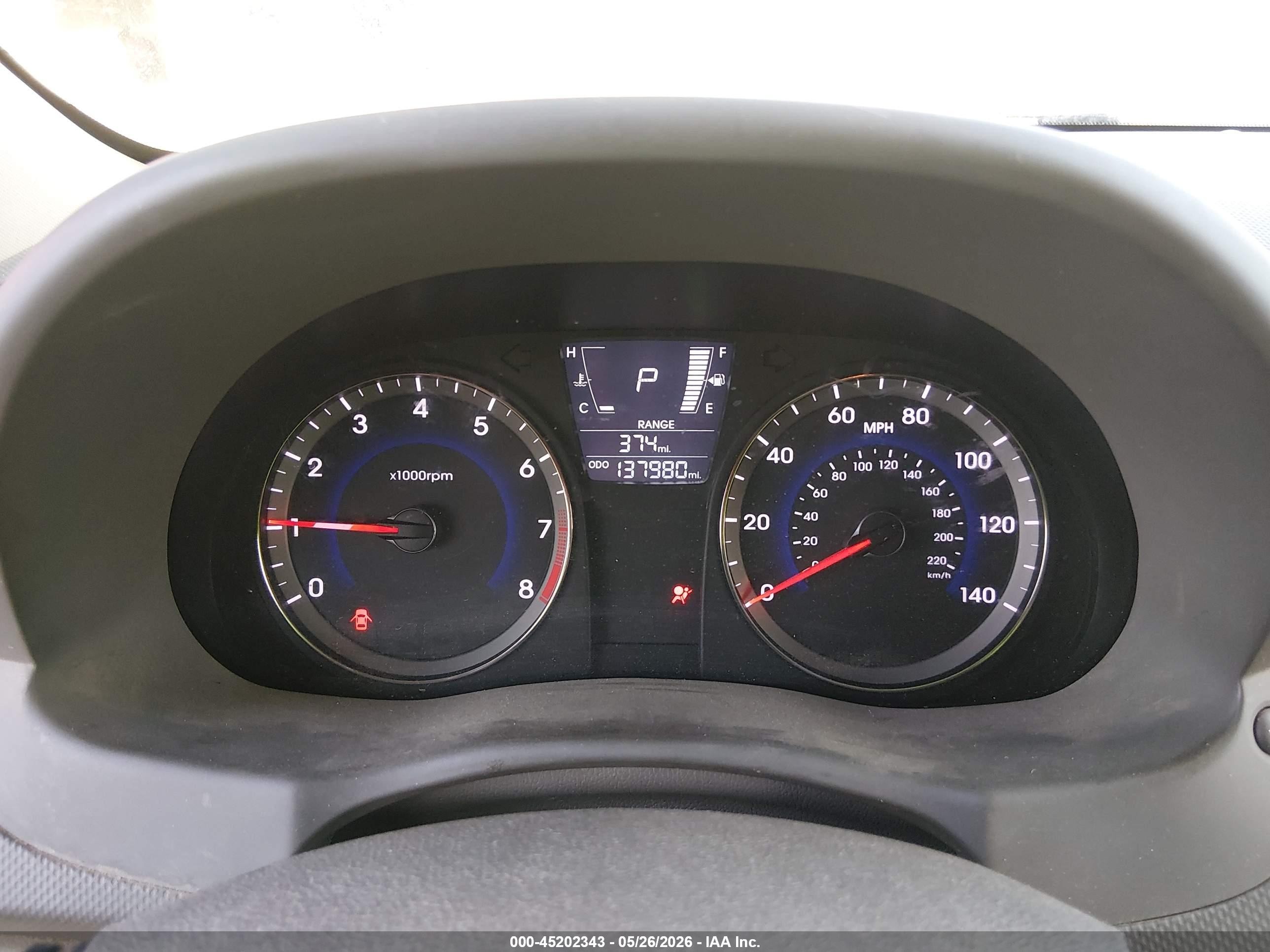 2014 Hyundai Accent Gls Gray vin: KMHCU4AE4EU765601