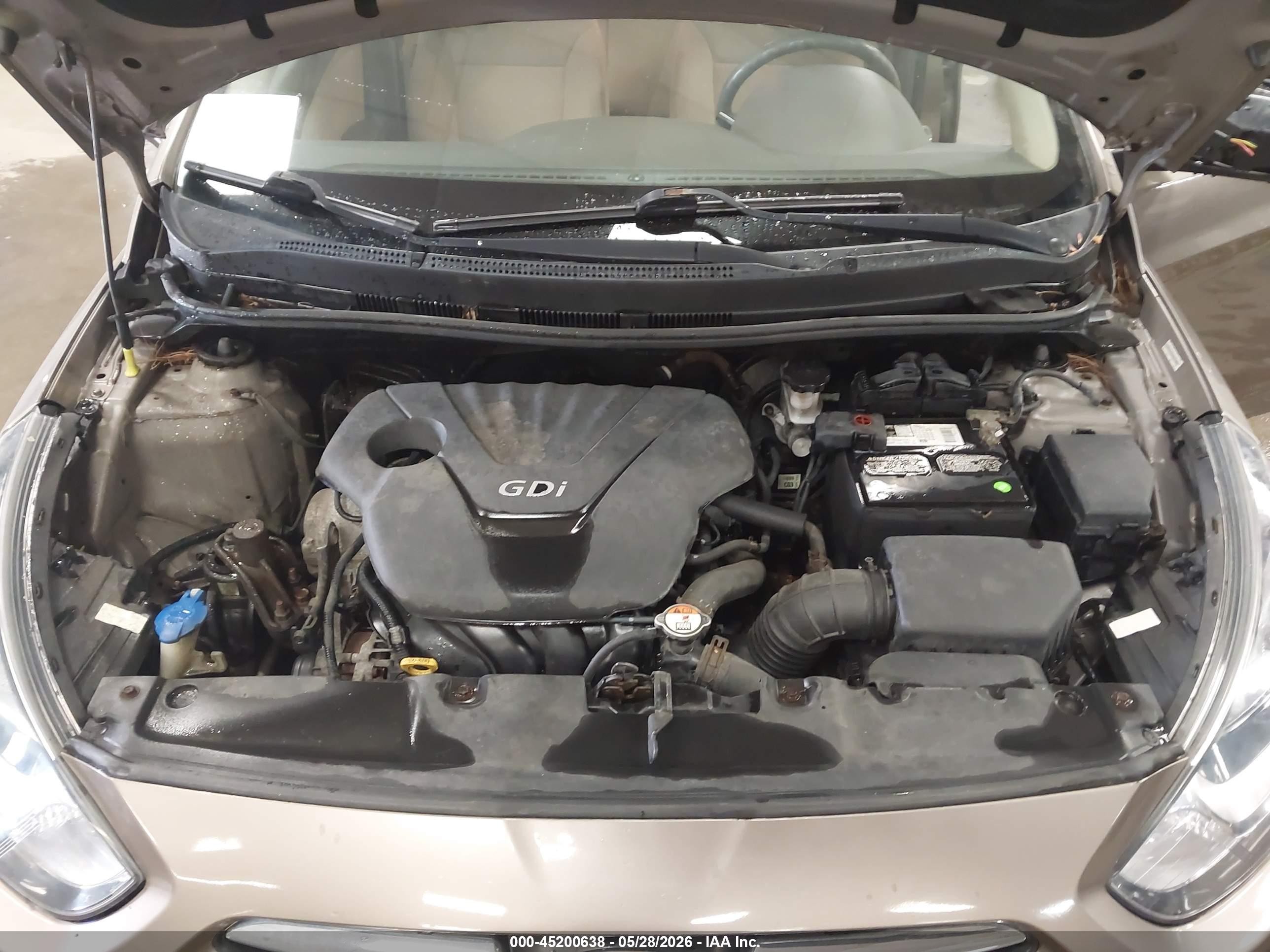 2012 Hyundai Accent Gls Brown vin: KMHCU4AE5CU211934