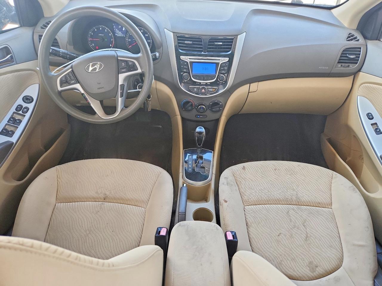 2013 Hyundai Accent Gls Brown vin: KMHCU4AE5DU311629