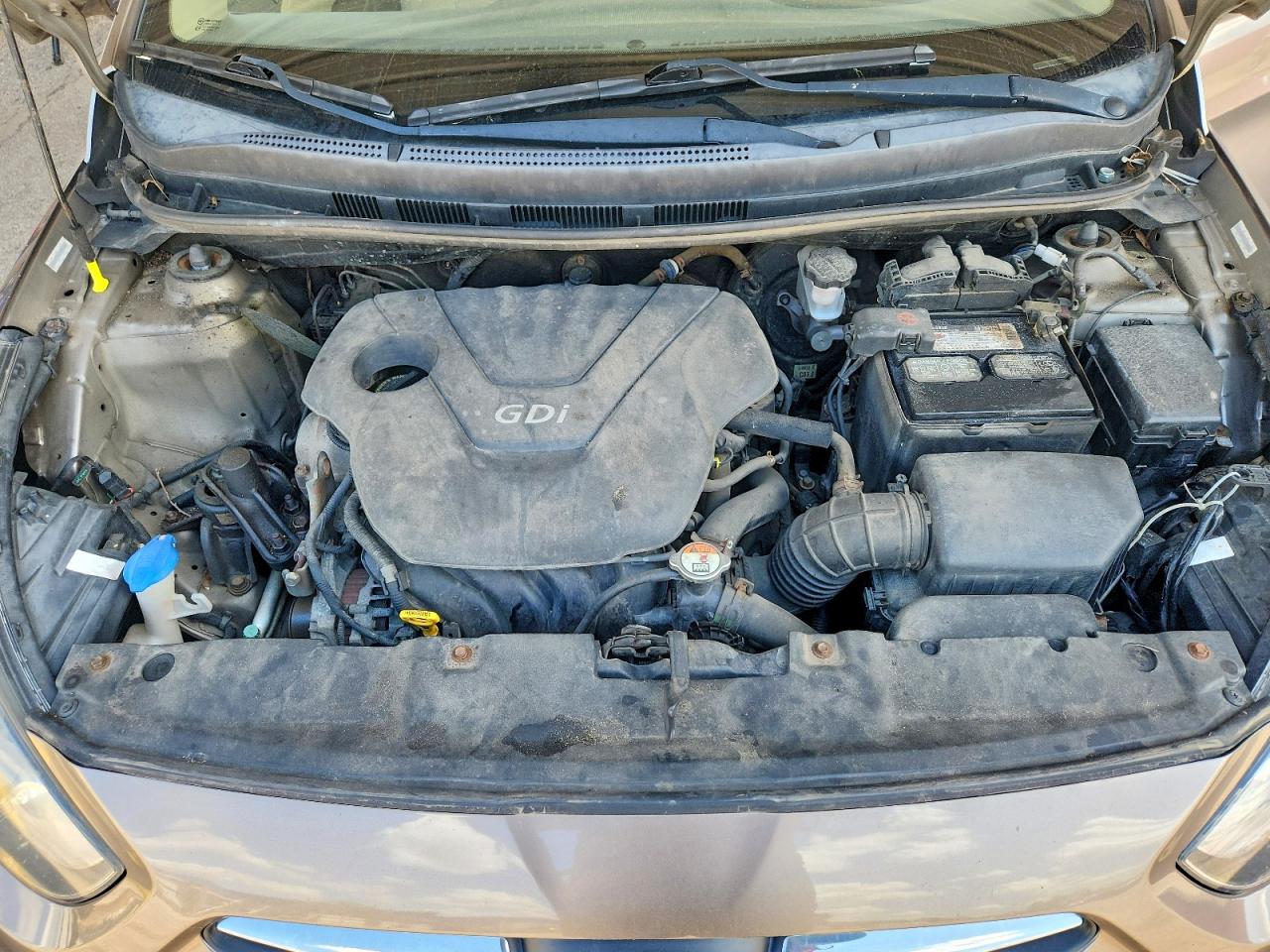 2013 Hyundai Accent Gls Brown vin: KMHCU4AE5DU311629