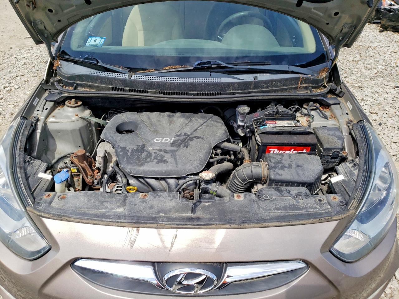 2013 Hyundai Accent Gls Tan vin: KMHCU4AE5DU463569