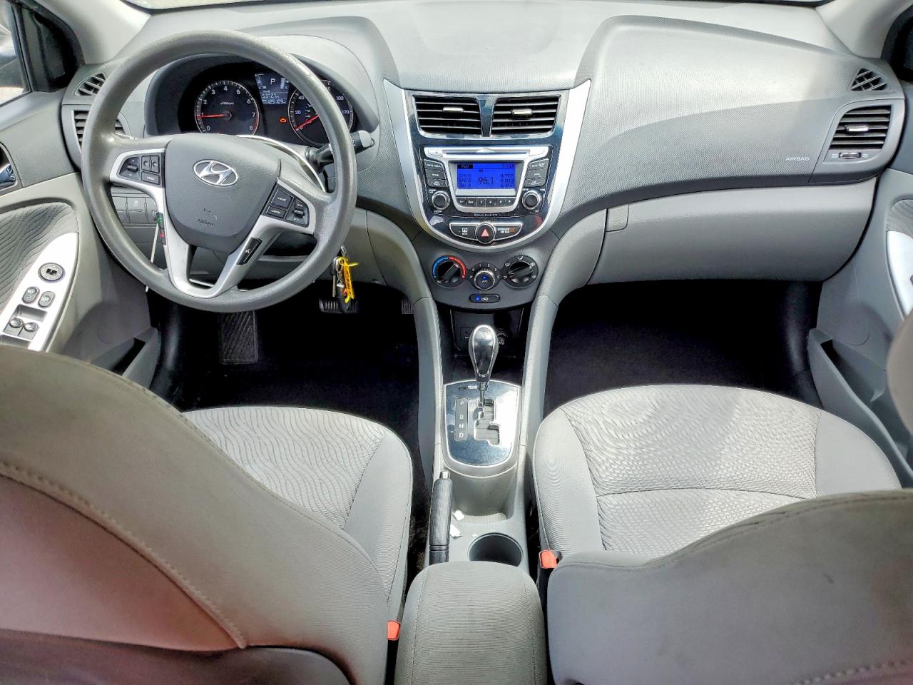 2014 Hyundai Accent Gls Black vin: KMHCU4AE5EU747365