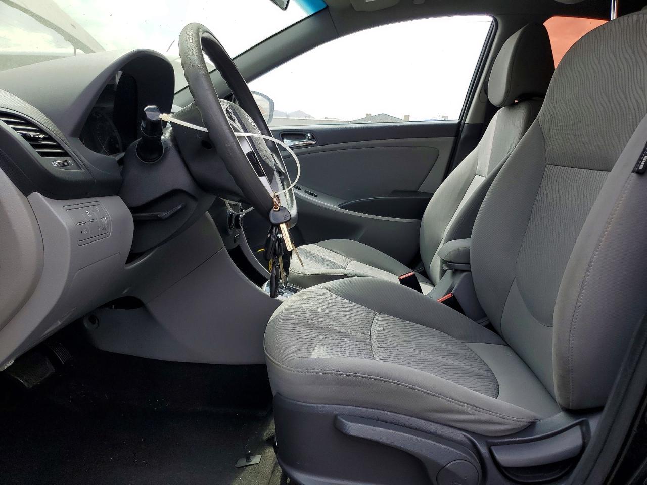 2014 Hyundai Accent Gls Black vin: KMHCU4AE5EU747365