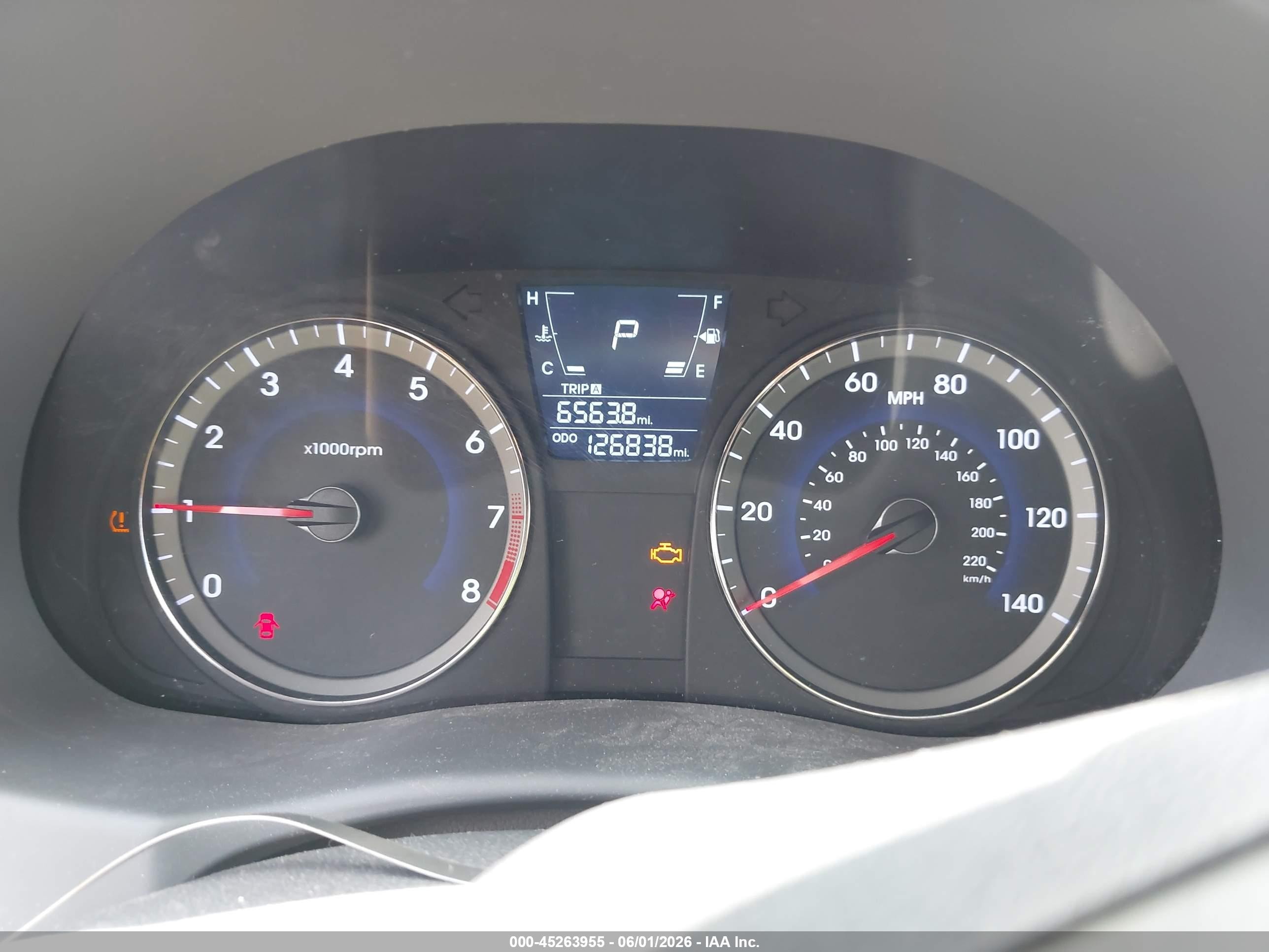 2014 Hyundai Accent Gls Gray vin: KMHCU4AE5EU750007