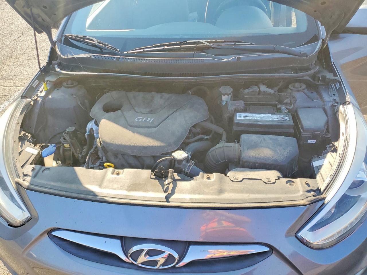 2014 Hyundai Accent Gls Gray vin: KMHCU4AE5EU769835