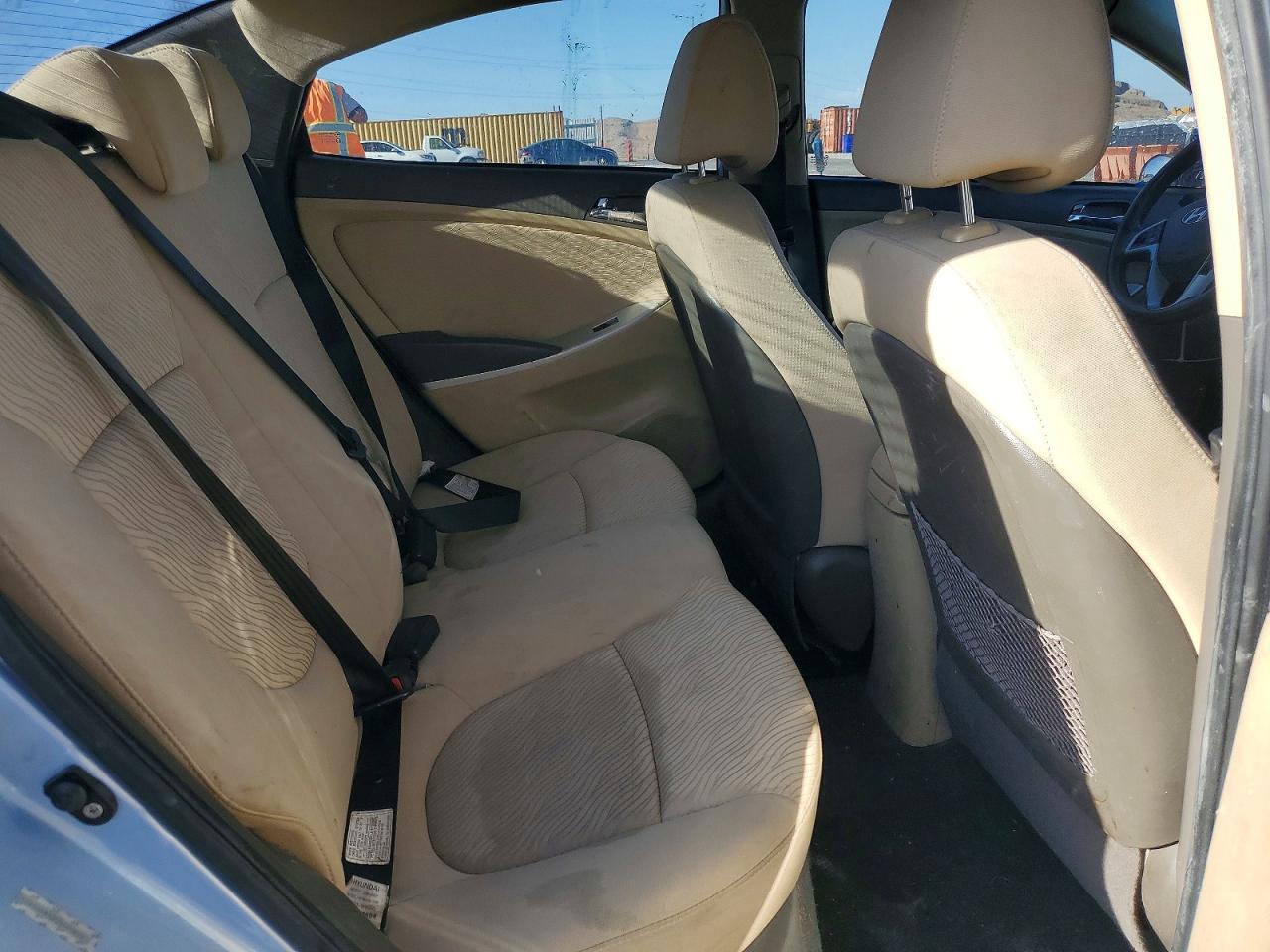 2012 Hyundai Accent Blue vin: KMHCU4AE6CU075829