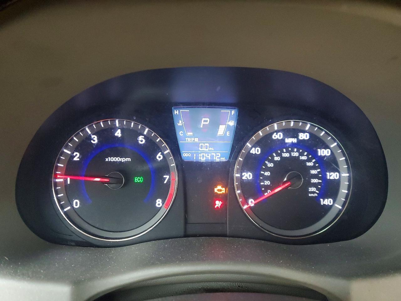 2012 Hyundai Accent Gls Tan vin: KMHCU4AE6CU196473