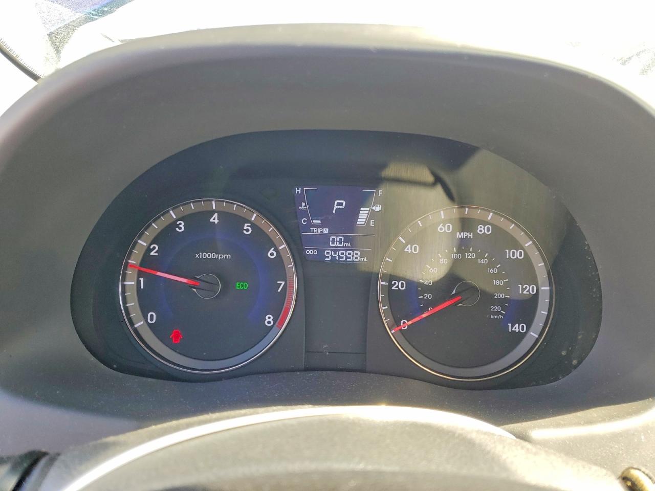 2013 Hyundai Accent Gls Blue vin: KMHCU4AE6DU428720